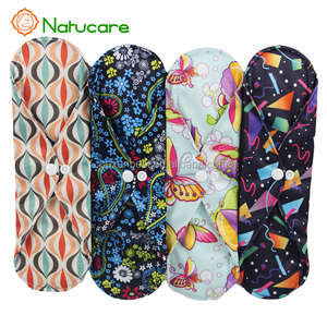 Serviettes hygiéniques lavables et réutilisables au charbon de bambou, serviettes hygiéniques douces en tissu pour maman, serviettes menstruelles, produit d'hygiène <span class=keywords><strong>féminine</strong></span> - Product Image 4