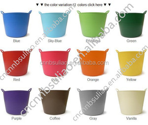 Petit seau, seau en plastique coloré, seau en plastique de 11 litres - Product Image 2