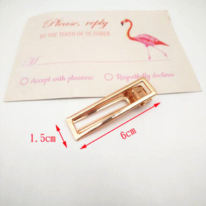 Barrettes pour <span class=keywords><strong>cheveux</strong></span> en alliage de canard, pinces à <span class=keywords><strong>cheveux</strong></span>, haute qualité, lapin, cœur, métal, pour filles, vente en gros, 5/100 pièces - Product Image 6