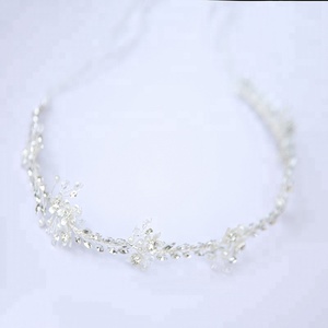 Horquillas de cristal hechas a mano, diseño Original, accesorios de joyería <span class=keywords><strong>para</strong></span> el cabello de boda, tocado nupcial de Metal - Product Image 2