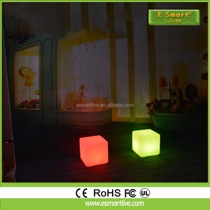 Plástico llevó cubo de silla, silla LED luz; Maravillosa Silla cubo de luz LED, <span class=keywords><strong>cambio</strong></span> de color mágico luz pequeña asiento - Product Image 4