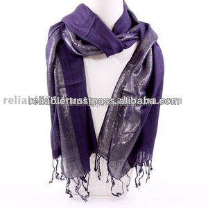Multi Weave VISCOSE <b>SCARF</b> Hand Woven High Fashion - Product Image 3