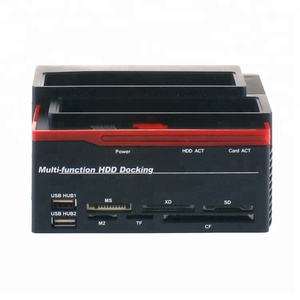 Base de Conexión USB2.0 <span class=keywords><strong>IDE</strong></span>/SATA Multifunción para Disco Duro Dual, Base de Conexión para Disco Duro Personalizada - Product Image 2