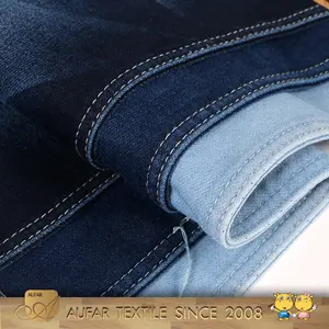 A904-1 Coton spandex dacron jacquard tissé denim tissu