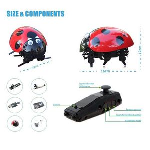 Jouet insecte bionique télécommandé DIY RC Coccinelle <span class=keywords><strong>Robot</strong></span> intelligent Coccinelle - Product Image 1