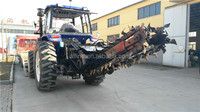 Zanjadora Autopropulsada con Cadena y Accionamiento por Toma de Fuerza de Tractor