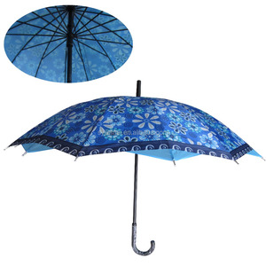 23 ''* 16 k capas dobles con gancho de plástico paraguas bastón - Product Image 2