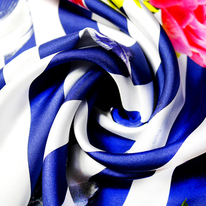 Personnalisé Imprimé <span class=keywords><strong>Grand</strong></span> Soie <span class=keywords><strong>Bandana</strong></span> Écharpe - Product Image 2