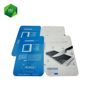 Mobile phone package box mobile phone screen protector blue paper box