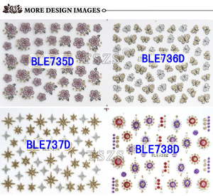 Lindo margarita etiquetas del clavo del estilo de moda hermosa Nail Art Sticker Cartoon - Product Image 2
