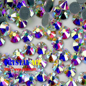 Revisión crystalAB mayorista, rhinestone Iron-on, fix strass cristal caliente para la decoración de prendas de vestir - Product Image 1