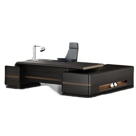 2019 neue design Moderne Luxus Büro Präsident Executive Manager Tabelle L-form CEO schreibtisch büro möbel