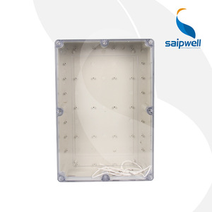 Plastic Clear Box Manufacturer Plastic Boxes SAIPWELL J Transparent Cover Lid PC Plastic Clear Waterproof Box
