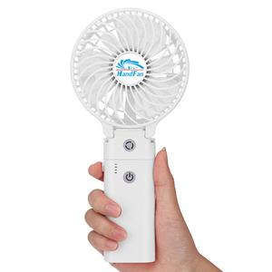 2018 USB Mini Fan Portable 2000mAh Rechargeable Macarons Handy Fan with Mirror for Travel - Product Image 3
