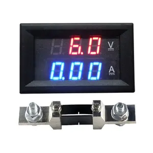 0.28" inch DC 0-200V 200A Voltmeter Ammeter Red and Blue Dual Digital Volt Amp Meter Gauge LED Display Multimeter
