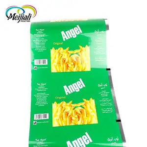 Precio barato bopp fabricante impresión bolsa de alimentos laminado bolsas envasado automático de rollo de película