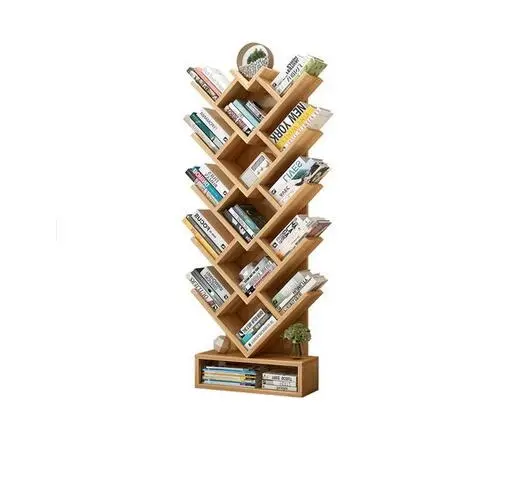 Pabrik Penjualan Langsung Kayu MDF Penyimpanan Rak Buku Lemari Buku Multifungsi Rak Set Nursery Furniture