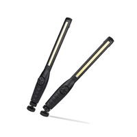 Lampe de travail multifonctionnelle Rechargeable par USB, Base magnétique portable, COB Ultra lumineux, éclairage d'extérieur mince pour voiture d'urgence à led
