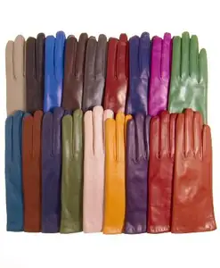 Fashion women leather gloves Fine leather lady glove in europe