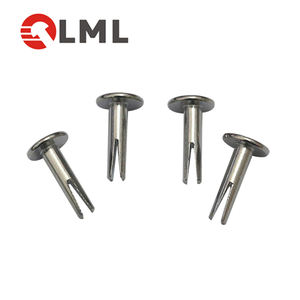 Lot de créoles percées, ensemble en cuivre et aluminium, fer forgé massif, Rivets cirés, OEM, ODM, Rivets - Product Image 6