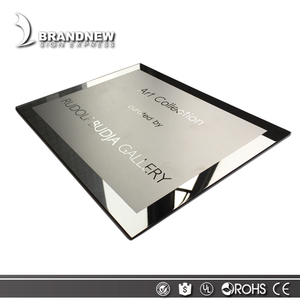 <span class=keywords><strong>Plaque</strong></span> murale antique en acier inoxydable 304 ou 316 à effet esthétique - Product Image 1
