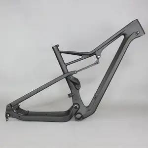 Quadro de bicicleta resistente da montanha, 29er boost, suspensão completa, quadro de carbono mtb, através do eixo 148*12