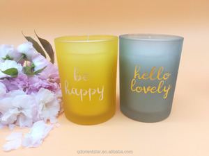 Bougie avec Pur Huile Essentielle Bougie Sans Fumée Populaire personnalisé partie parfumé tasse bougies avec bocal en verre - Product Image 2