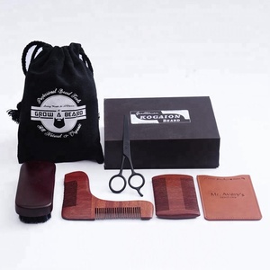 Premium Quality Private Label Mens <strong>Beard</strong> <strong>Grooming</strong> Kit <strong>Beard</strong> Comb Brush Scissors Gift <strong>Set</strong> - Product Image 4