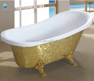 C6305A 金色浴缸与四条腿卫生洁具沐浴