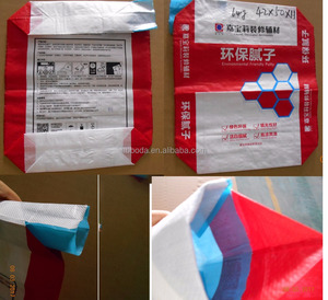 Bolsa de Papel Kraft Interior con Válvula de Fondo Cuadrado de PP de 50 kg y 20 kg para Envasado de Cemento, Arcilla, Yeso, Mortero - Product Image 4