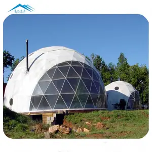 판매를 위한 강철 구조물 glamping 돔 금속 구조 geodomos geodesic 돔