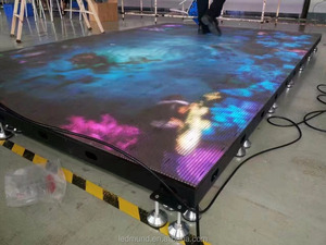 P6.25 Pantalla Pista De Baile Pantalla LEDmundo interacción A Todo Color Para la Etapa Pantalla Pista led - Product Image 3