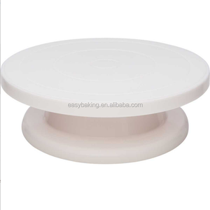 Food Grade Pastry Easy Rotating Dessert Tools Plastic Cake Turntable