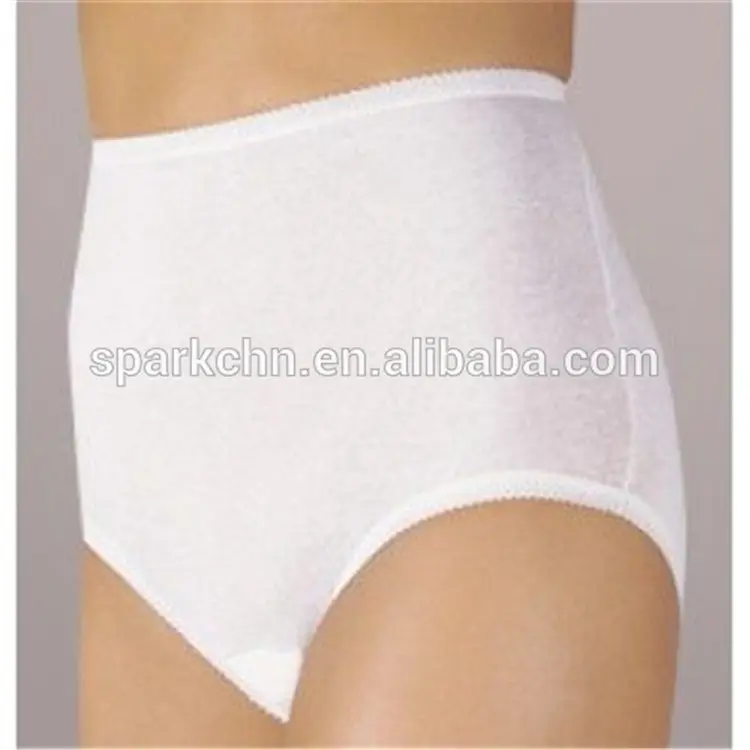 Muy muy sexy corto panty 100% algodón reutilizables incontinencia pañales la ropa interior de las mujeres