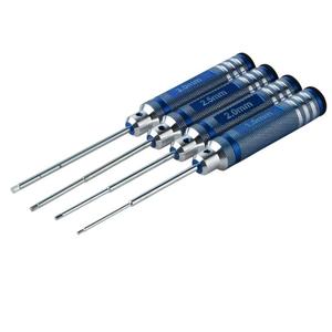 Chuyên nghiệp 4pcs 4pcs Hex Tua vít 1. 1.5mm 2.0mm 2.5mm 3.0mm công cụ Kit cho RC máy bay trực thăng máy bay Transmitter xe - Product Image 4