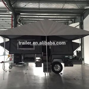 Wholesale shower curtain camper trailer-2021 New Hard Floor Forward Folding Travel /Camper Trailers for sales