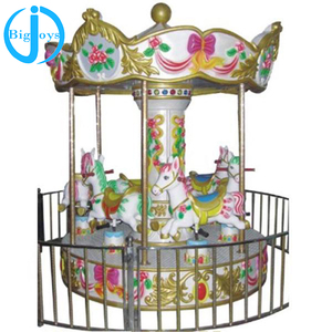 Manège de fête foraine de luxe le plus populaire, mini carrousel 6 places à vendre - Product Image 6