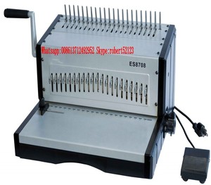 NanBo ES8808โรงงานที่ถูกที่สุดราคาไฟฟ้าหมัดไฟฟ้าผูกหวีแหวนแถบเครื่องผูกพัน - Product Image 2