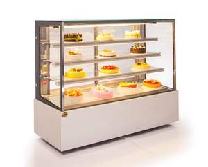 Chất Lượng Tốt Nhất Truy Cập Top Bánh Hiển Thị Tủ Lạnh Bánh <span class=keywords><strong>Showcase</strong></span> Giá/Acrylic Bánh Hiển Thị Đứng - Product Image 2