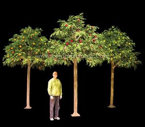 Đẹp Trang Trí Nhân Tạo Cây Táo Cây Trái Cây Cây Cây Cảnh - Product Image 5