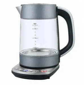 home appliances glass tea maker kettle handle digital kettle control water electric kettle