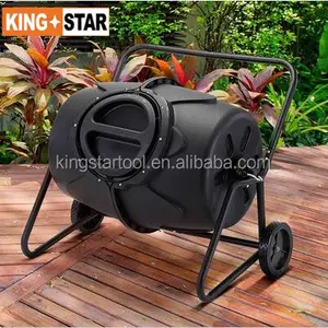 Kitchen Waste 50Gallon 190L heavy duty lomi Garbage Mixing Tumbling Compost Tank