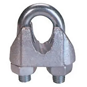 Clips de câbles métalliques malables DIN741, pinces plaquées en Zinc ou auto-colorées, 30 pièces