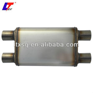 Silencieux de voiture en acier inoxydable 304, silencieux universel à montage direct, silencieux d'échappement - Product Image 3