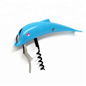 ที่เปิดขวดไวน์รูปปลาโลมาเอบีเอสที่เปิดจุกขวด100% ผลิตในประเทศจีนโลโก้ที่กำหนดเองได้ล่าสุด - Product Image 1