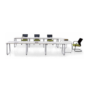 Table de réunion en bois, table de conférence, tables de conférence en forme de U - Product Image 5