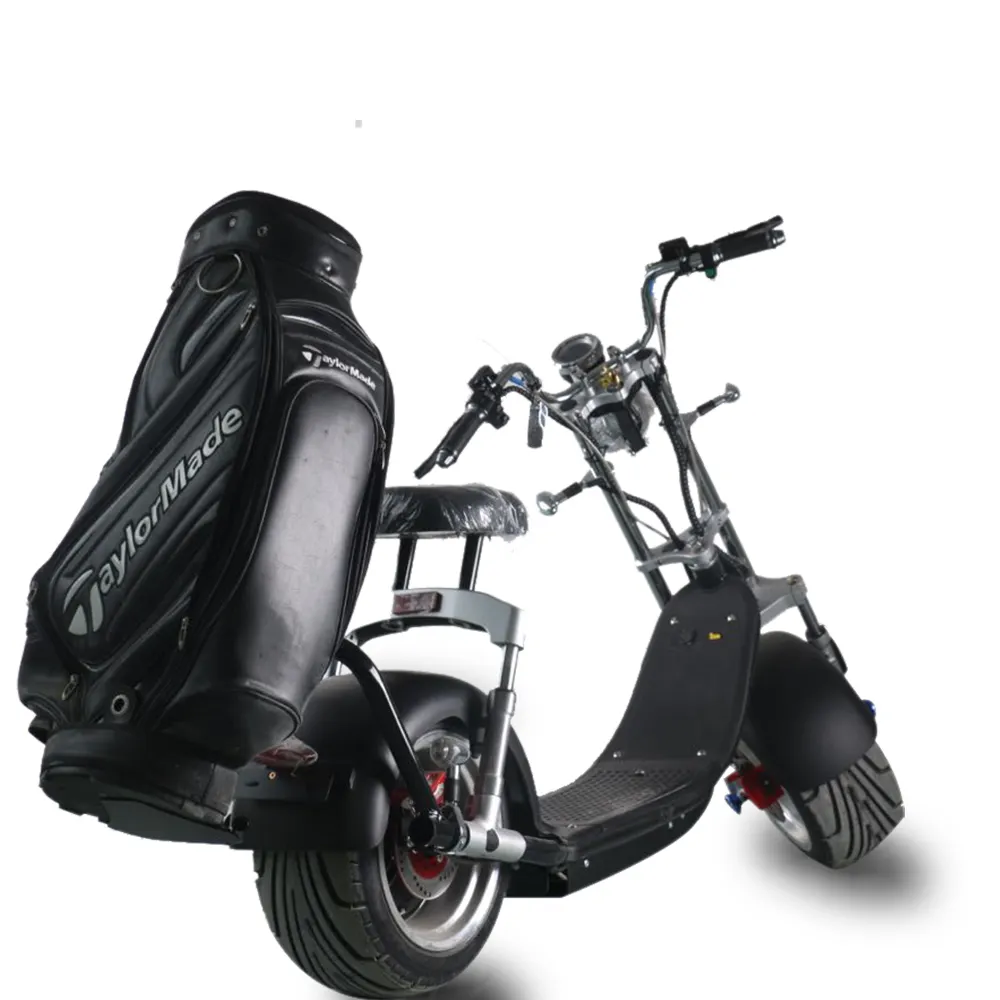 2023 Scooter de golf électrique Citycoco avec support de sac de golf batterie amovible scooter électrique citycoco