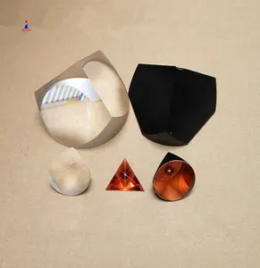 Optical Glass รวมสะท้อนสถานีมุม Cube Reflector Prism