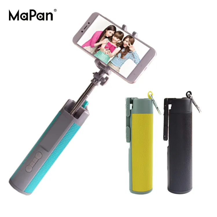 Custom Wholesale Flexible Universal Portable Electric Wireless Bluetooth Selfie Stick Tripod Monopod with Holder Bluetooth Speak