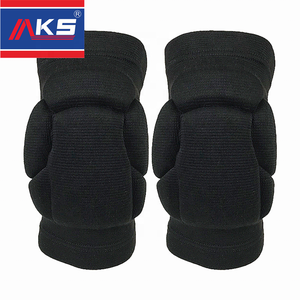 Kunden spezifischer dicker Anti-Kollisions-Schwamm <span class=keywords><strong>Spandex</strong></span> Nylon Knies tütze Elastischer atmungsaktiver Tanz Volleyball Beins chutz - Product Image 2